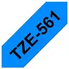 Image de Brother tze-561 ruban d'étiquette noir sur bleu
