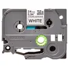Image de Ruban détiquetage - BROTHER - TZE-S251 - Noir / Blanc - 24mm - Extra collant