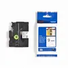 Image de Ruban Brother - TZeN221 - 9mm Noir sur fond Blanc - Non laminé - 8M