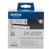 Image de Brother DK22251 - papier continu pour etiquette - 1 rouleau(x) - Rouleau (6,2 cm x 15,24 m)