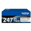 Image de Brother TN247BK TWIN - pack de 2 - a rendement eleve - noir - original - cartouche de toner