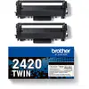 Image de Brother TN-2420 - Noir Pack Duo