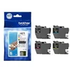 Image de Brother LC421 - pack de 4 - noir, jaune, cyan, magenta - original - cartouche d'encre