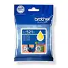 Image de Cartouche D'encre Originale Plastique Jaune 85x75x10 Mm Lc521y 500 Pages Brother