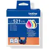 Image de Brother Lc521val Cartouche D'encre Originale De - Multipack