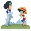 Image de Figurine Banpresto One Piece World Figurine A Collectionner Log Stories Monkey.d.luffy Vs Kuzan 9cm
