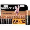 Image de Duracell Plus lot de 12 piles alcalines type AA 15 Volts LR06
