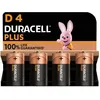 Image de Duracell Plus Piles alcalines D 1.5V LR20 MN1300 paquet de 4