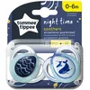 Image de Sucettes nuit bébé phosphorescente silicone sans BPA 0-6 mois TOMMEE TIPPEE