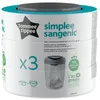 Image de TOMMEE TIPPEE Lot de 3 Recharges de Poubelle à Couches pour Simplee Sangenic Protection Anti-Odeur et Anti-Germe