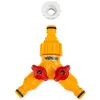 Image de Raccord Robinet Extérieur Sélecteur 2 Circuits Arrosage 15-21mm et 20-27mm HOZELOCK