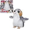 Image de STAR WARS - Peluche Interactive Porg - HASBRO - Intérieur - 4 ans et plus - Blanc Beige Gris et Noir