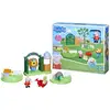 Image de Peppa Pig, Coffret Peppa Va Au Zoo, 2 Figurines De 7,5 Cm Et 6 Accesso