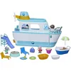 Image de Figurine Le bateau de croisière de Peppa coffret de jeu à étages avec 17 pièces jouets préscolaires Peppa Pig dès 3 ans