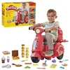 Image de Play-Doh Mon scooter à pizzas jouets de loisirs créatifs avec pâte à modeler pour enfants