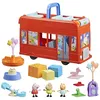 Image de Peppa Pig, Coffret Bus En Fete 2 En 1 Avec 3 figurines Et 13 accessoires, Jouets Préscolaires Pour Filles Et Garçons, De