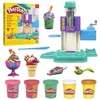 Image de PlayDoh Mes Glaces Arc-en-Ciel Pâte à modeler Machine à Crème Glacée factice 5 pots de 56 g et accessoires dès 3 ans