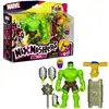 Image de Mixmashers Hulk Deluxe, Figurine 12 Cm Personnalisable A Mélanger Et Combiner Avec Accessoires, Marvel, Des 4 Ans