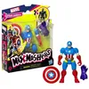 Image de MixMashers Captain America figurine 12 cm personnalisable à mélanger et combiner avec accessoires Marvel dès 4 ans