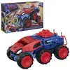 Image de Spiderman Super tank à mâchoire 2-en-1 coffret de figurines de 11 5 cm avec véhicule jouets de super-héros et figurines dès 4 ans