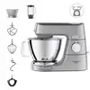 Image de Kenwood kvc85.124.si - robot pâtissier titanium chef baker - 2 bols en inox 3,5l et 5l - balance intégrée 6kg - blender 1,8l - 1200w