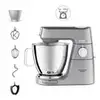 Image de Robot patissier 1200w titanium chef baker xl 2 bols inox 7l et 5l avec balance easyweigh argent 8 vitesses 4991060