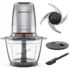 Image de Robot multifonction kenwood chp62.400si - 2 vitesses - 500w - capacité totale de 1,2l + accessoires
