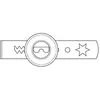 Image de Accessoires AT910014 Filière pour biscuits - KENWOOD - Compatible avec AT910001 et KAX910ME - Réalisée en bronze