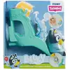 Image de Toboggan De Bain Bluey Plastique Turquoise Jaune 200x80x200mm Tomy