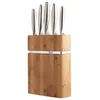 Image de Bloc Bambou De 5 Couteaux Inox