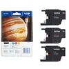 Image de Brother LC1240 - pack de 3 - jaune, cyan, magenta - original - cartouche d'encre