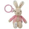 Image de Peluche Vibrante Et Remontante 21cm Avec Anneau D'attache Flopsaut Pierre Lapin Origi