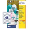 Image de AVERY Étiquettes rondes amovibles - L4850REV-25