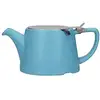 Image de Théière London Pottery 750 Ml Bleu Satinée Filtre Inox