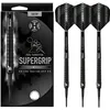 Image de Flechettes pointe Plastique - HARROWS - Supergrip Black 90% Soft Tip - 20G - 18G -