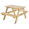 Image de Table pique-nique pour enfant FORESTIERE en bois FSC® marron