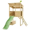 Image de Cabane sur pilotis avec toboggan CIMES en bois FSC®
