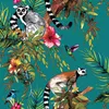 Image de Papier Peint Lémurien Vert 12402 Dutch Wallcoverings