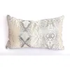 Image de Coussin Design Effet Python Joha - L. 30 X L. 50 Cm - Blanc