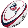Image de Ballon de rugby réplique - GILBERT - USA - Taille mini - Blanc