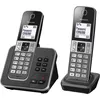 Image de Panasonic KX-TGD322FRB - Téléphone sans fil duo avec répondeur écran LCD et blocage dappels