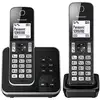 Image de Panasonic Kx-tgd322 Téléphone Dect Identification De L'appelant Noir