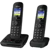 Image de Téléphone Sans Fil Dect Panasonic Noir 2 Postes Machine