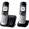 Image de TÃ©lÃ©phone fixe duo Panasonic KX-TG6862FRB en occasion ou reconditionné