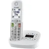 Image de Téléphone fixe sans fil - PANASONIC - Blanc - Design élégant - Liberté de mouvement - Fiabilité accrue