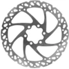 Image de Disque de frein Fibrax 6 trous argent (+ 6 vis)- 160mm
