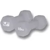 Image de Haltère hexagonal recouvert de néoprène UFE Urban Fitness (x2) Gris UFW038