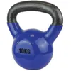 Image de Urban Fitness kettlebell 10 kg acier/vinyle noir/bleu