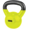 Image de Urban Fitness kettlebell 14 kg acier/vinyle noir/jaune