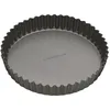 Image de Masterclass Moule À Tarte Cannelé Antiadhésif Sans Apfo En Acier Au Carbone 1 Mm D'épaisseur, Gris, 25 Cm (10')
